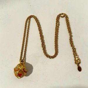 Joan Rivers Egg Pendant Necklace